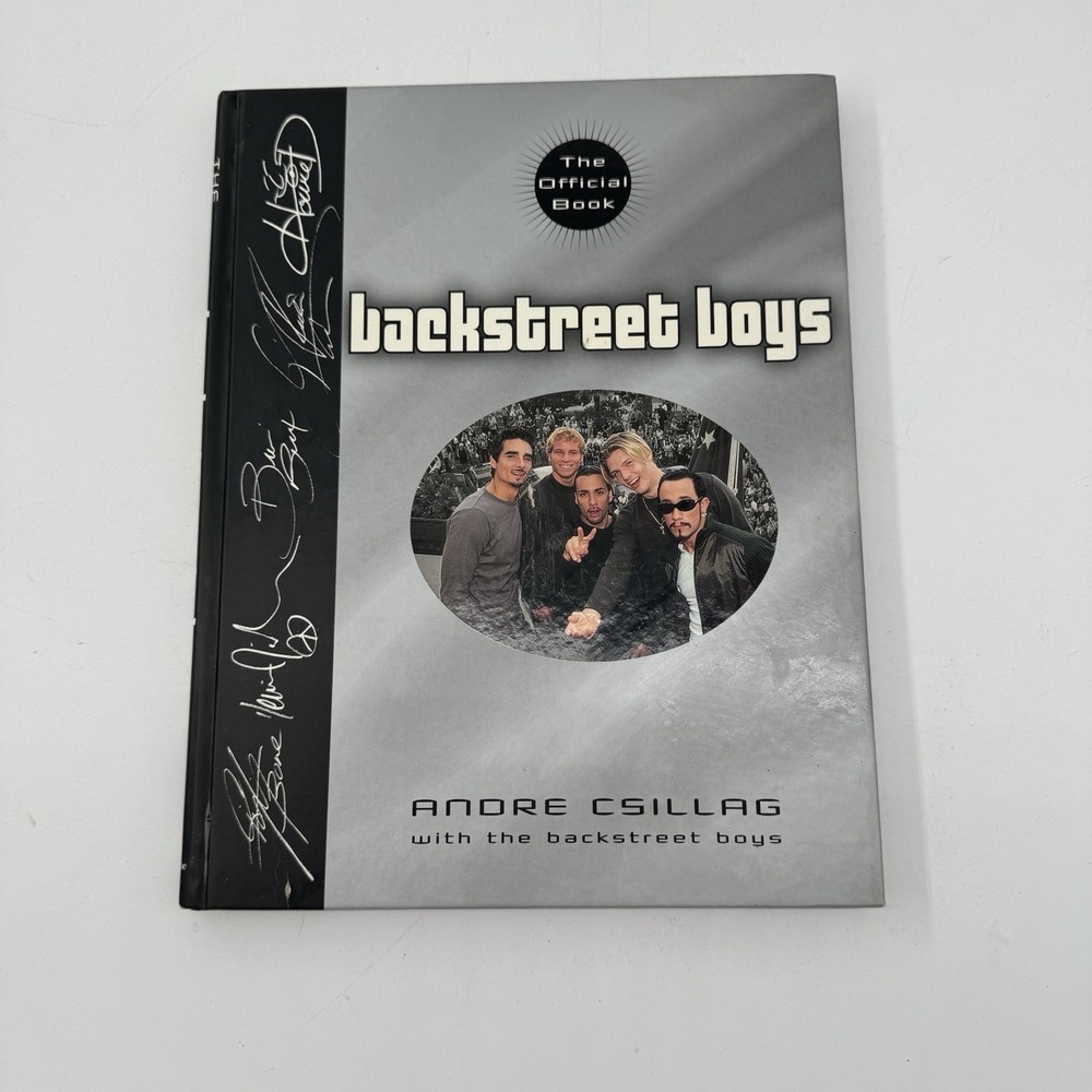 Backstreet Boys Official Fan Book‎ Andre Csillag 2000 Hardcover Photo Book VTG